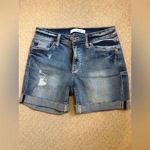 KanCan denim distressed cutoff shorts